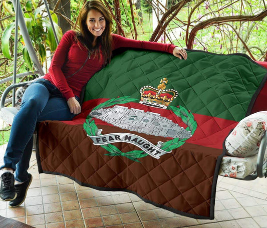 quilt Lap Blanket (45 x 50 inches / 114 x 127 cm) Royal Tank Regiment Quilted Blanket