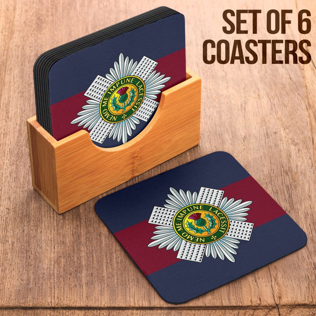 Coasters Square Coasters - Scots Guards Coasters (6) / Set of 6 Scots Guards Coasters (6)