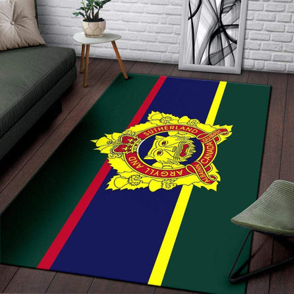 rug Large (5 X 8 FT) The Argyll and Sutherland Highlanders of Canada (Princess Louise's) Mat
