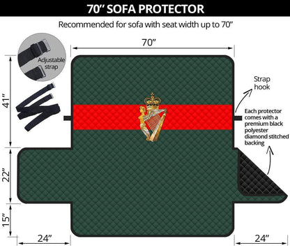 sofa protector 70" 70 Inch Sofa Ulster Defence Regiment 3-Seat Sofa Protector