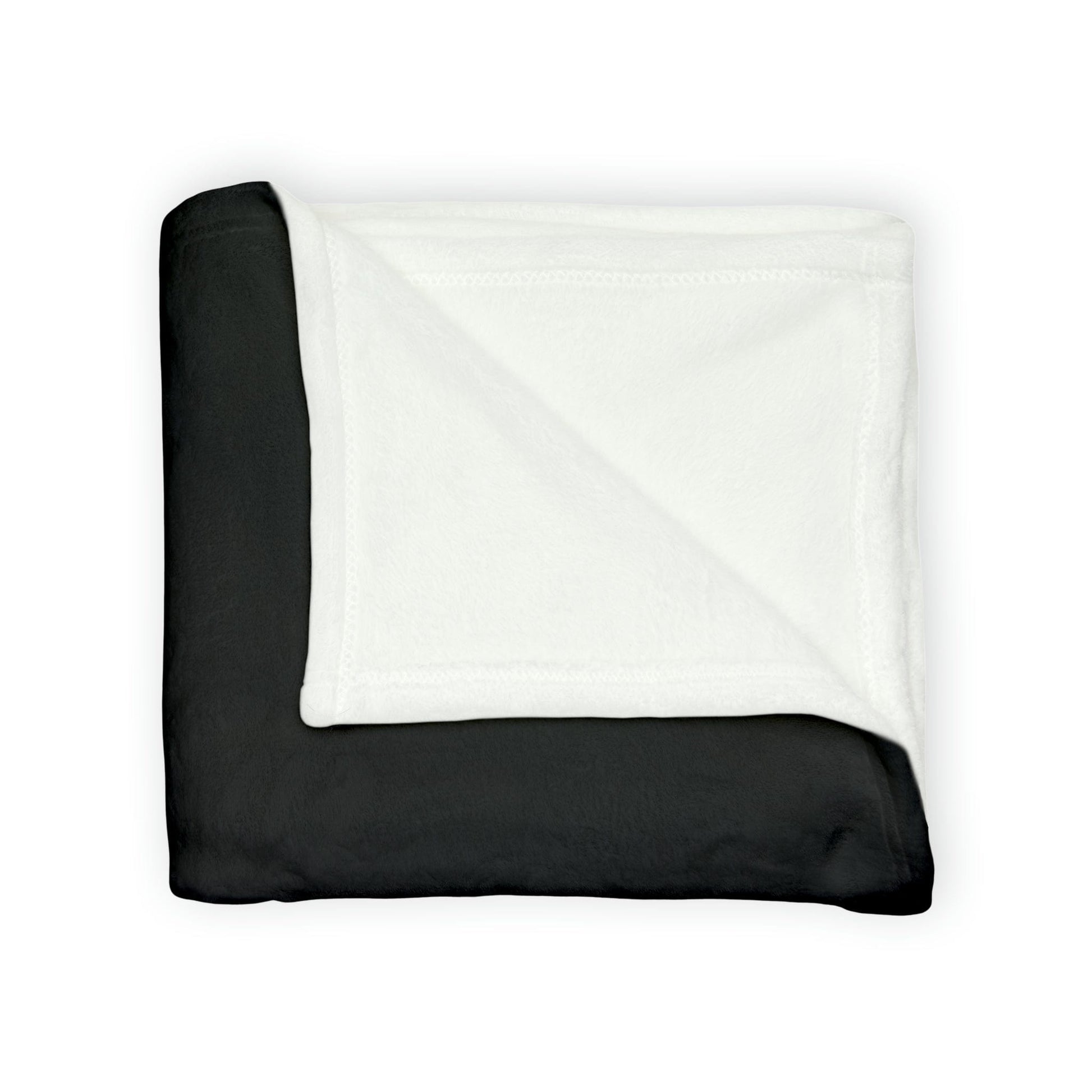 Fleece Blanket Union Jack Fleece Blanket (Black Background)