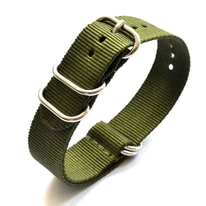 equipment Green / 18mm Watchstrap NATO Style - 5 Rings