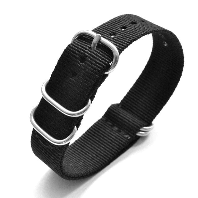 equipment Black / 18mm Watchstrap NATO Style - 5 Rings