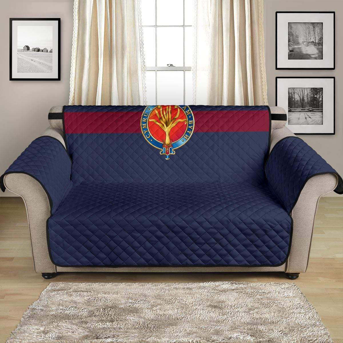 sofa protector 54" 54 Inch Sofa Welsh Guards 2-Seat Sofa Protector