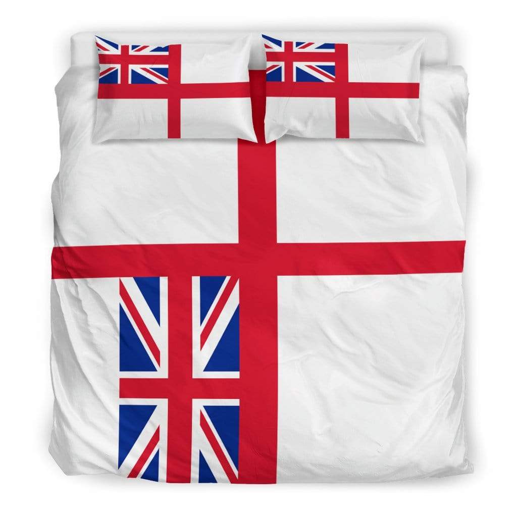 duvet UK King White Ensign Duvet Cover & 2 Pillow Cases
