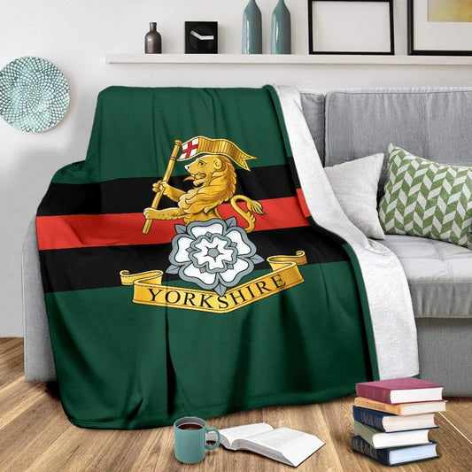 fleece blanket Youth (56 x 43 inches / 140 x 110 cm) Yorkshire Regiment Fleece Blanket