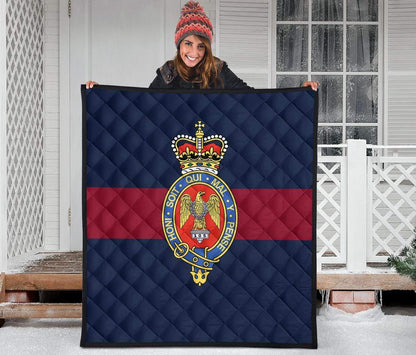 Blues And Royals Quilted Blanket