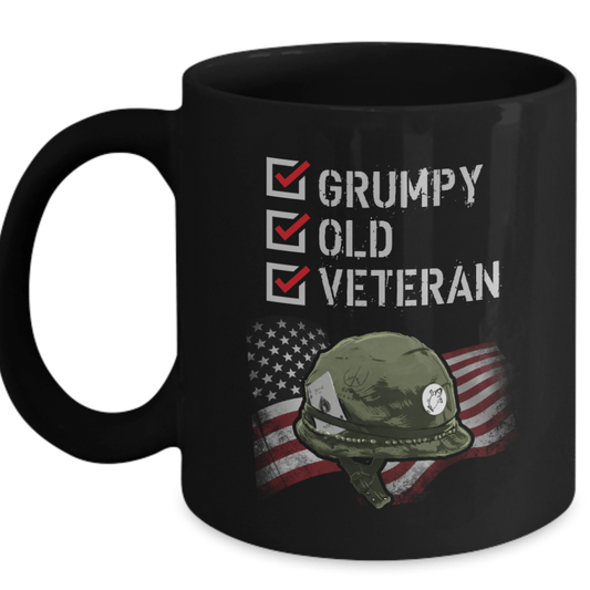 Coffee Mug Grumpy Old Veteran Mug