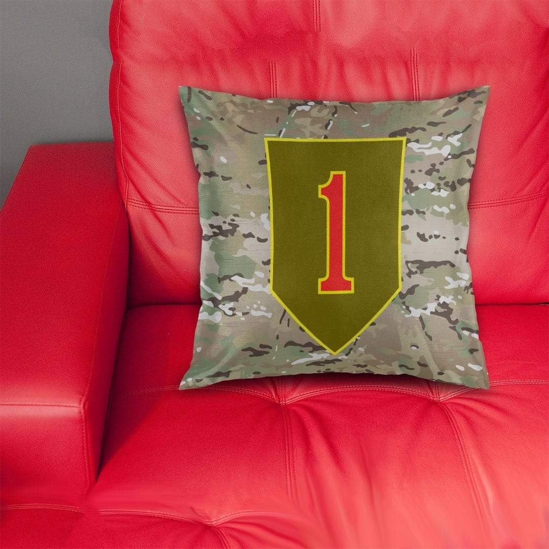 cushion cover 1st Infantry Division Pillow Cover