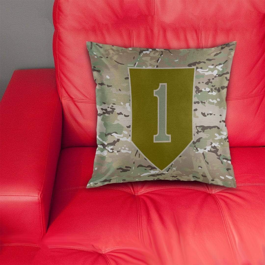 cushion cover 1st Infantry Division Pillow Cover