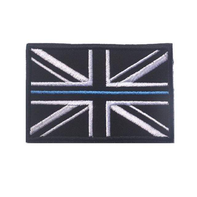 Embroidered Union Jack Patches