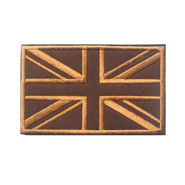 Embroidered Union Jack Patches