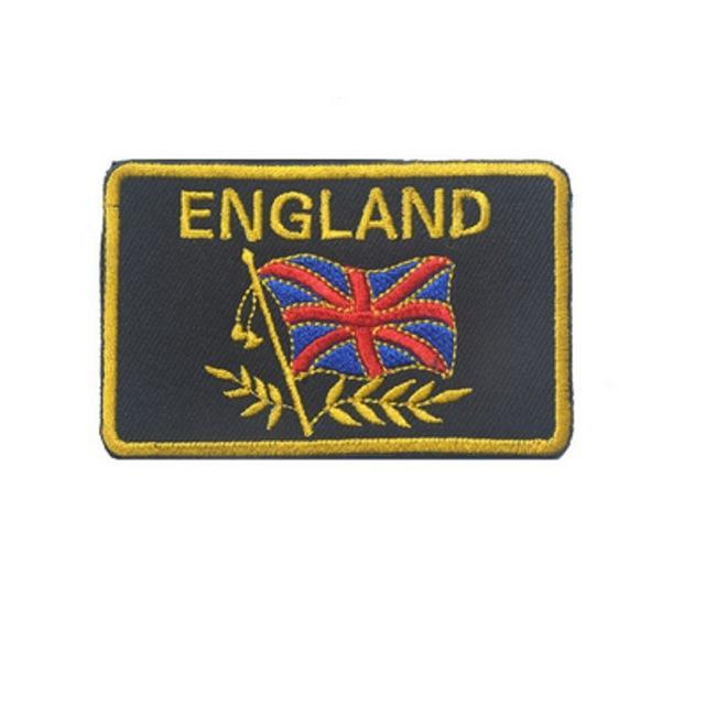 Embroidered Union Jack Patches