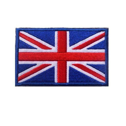 Embroidered Union Jack Patches