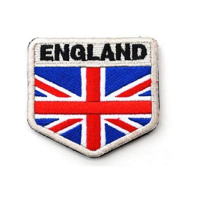 Embroidered Union Jack Patches