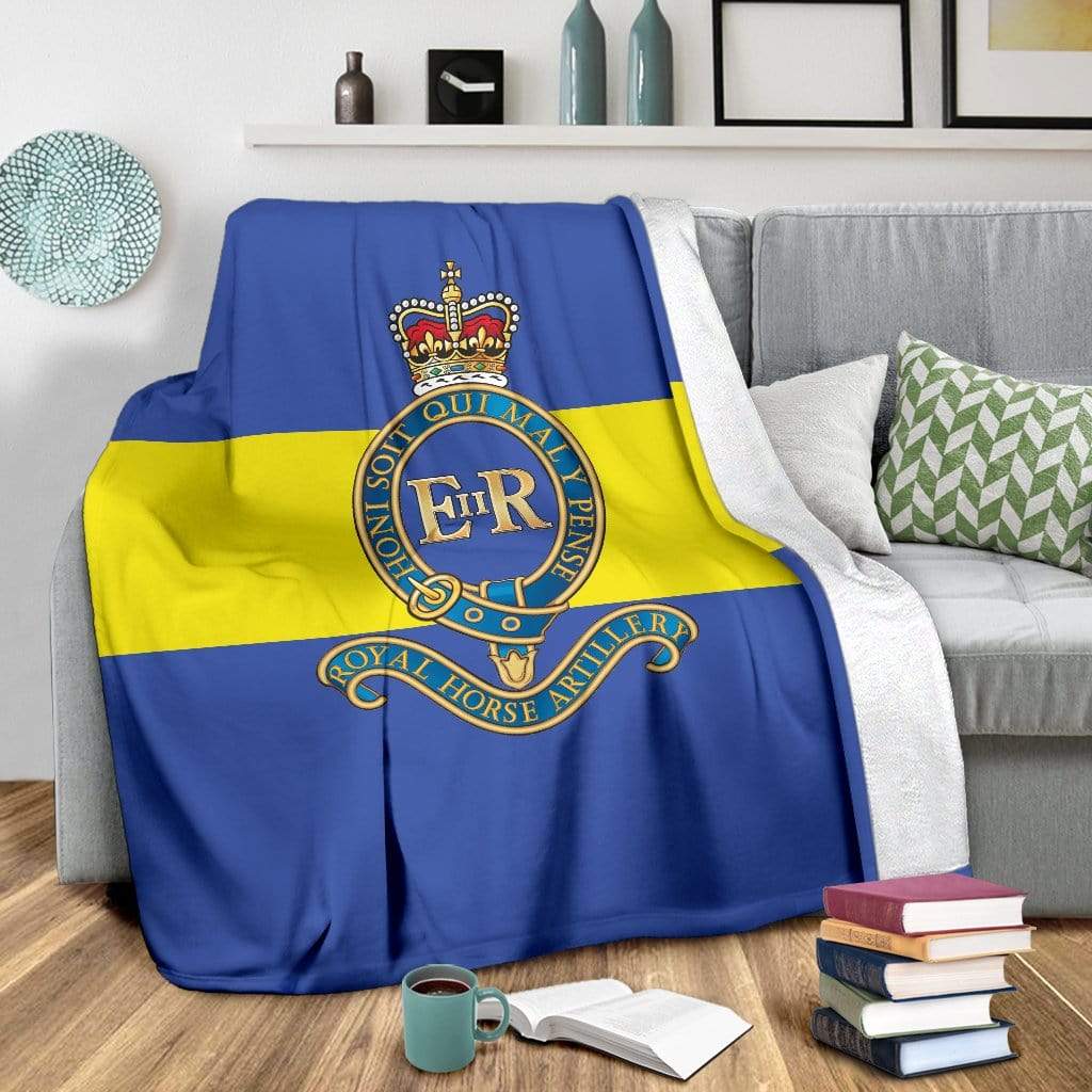 fleece blanket 1 Reg't Royal Horse Artillery Fleece Blanket