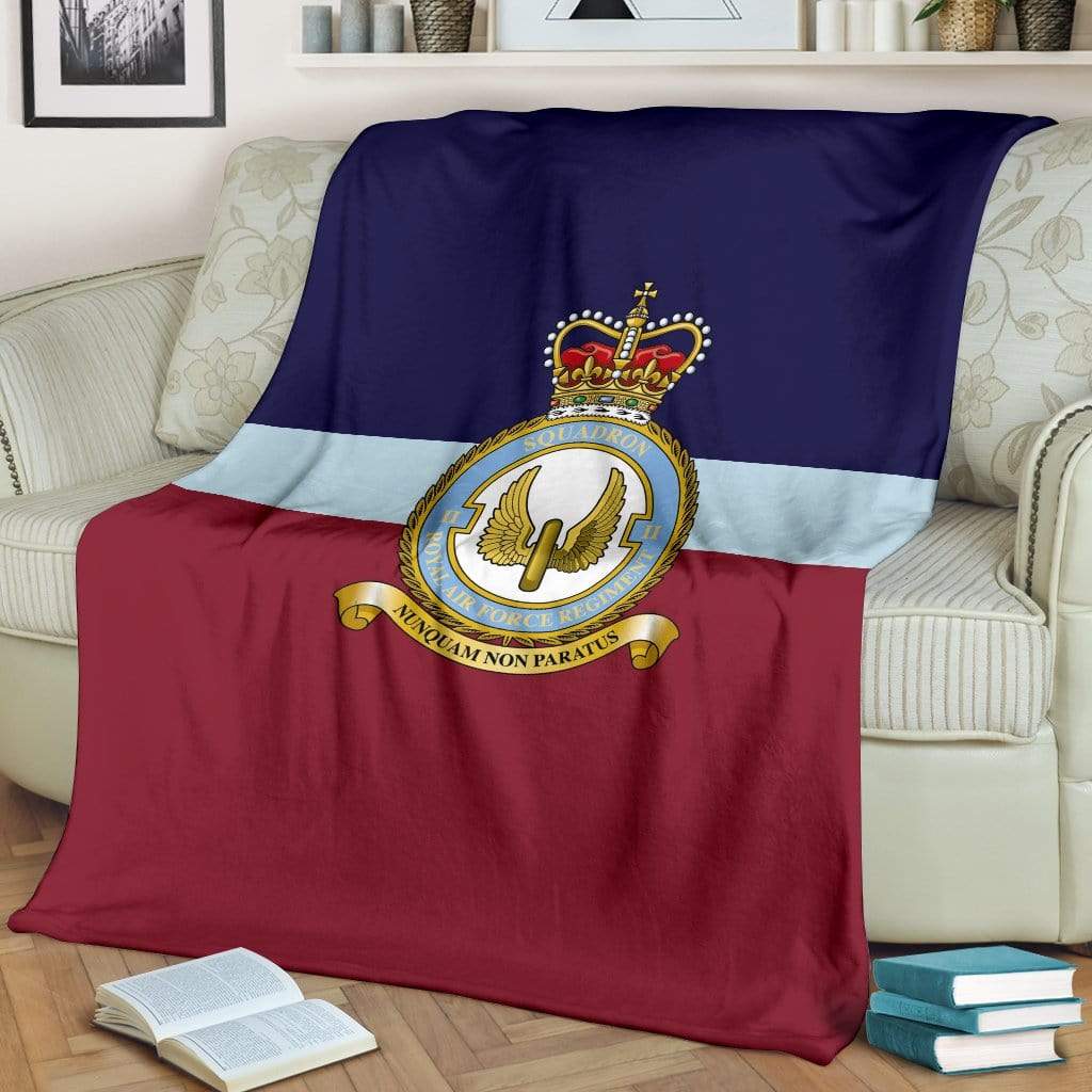 fleece blanket 2 Squadron RAF Regiment Fleece Blanket