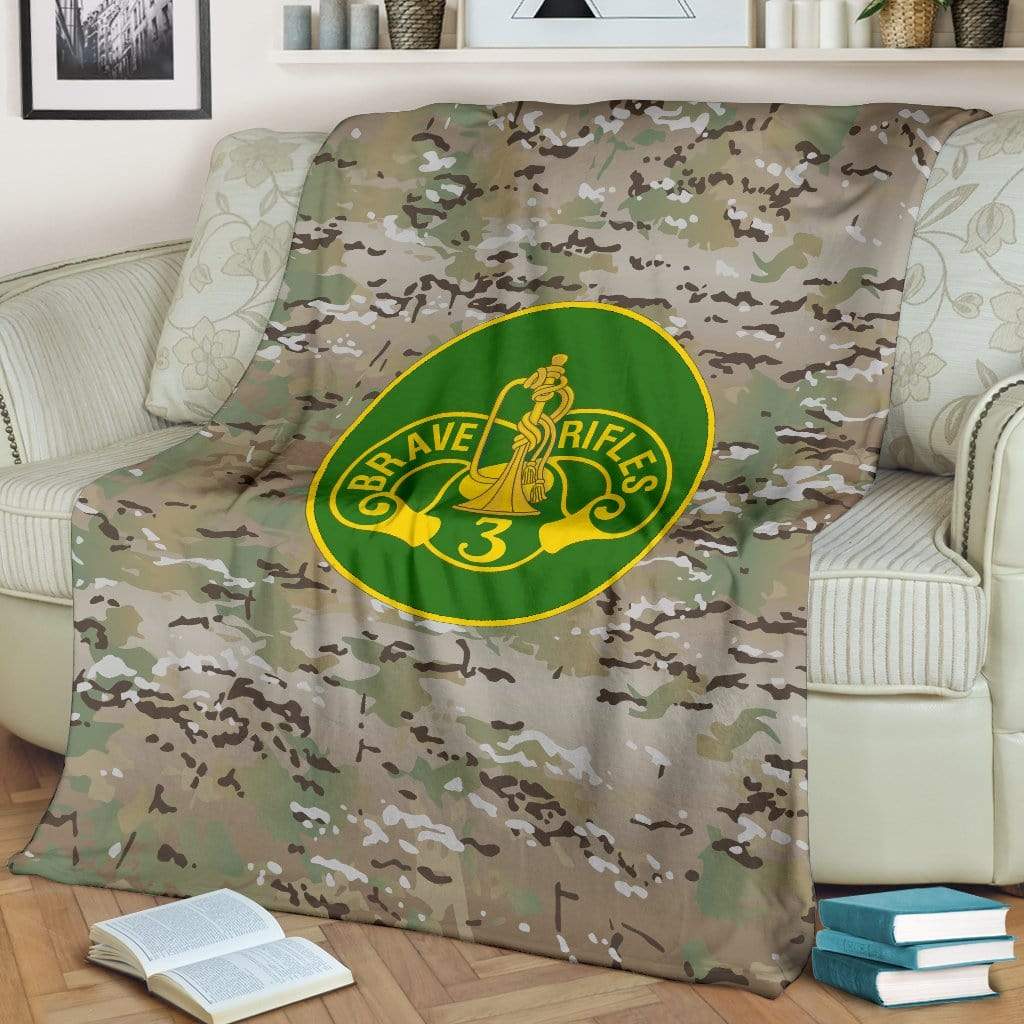 fleece blanket 3rd Cavalry Regiment Fleece Throw Blanket
