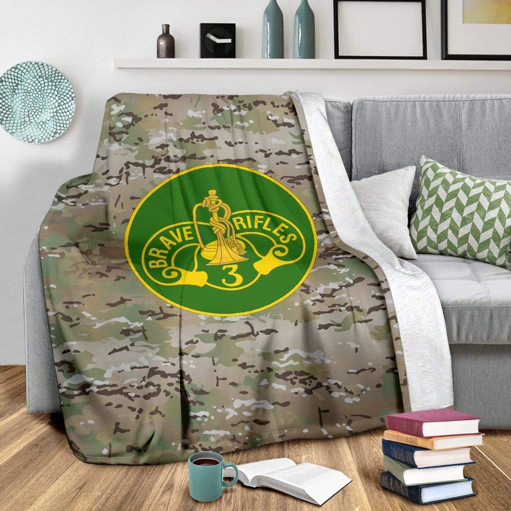 fleece blanket 3rd Cavalry Regiment Fleece Throw Blanket