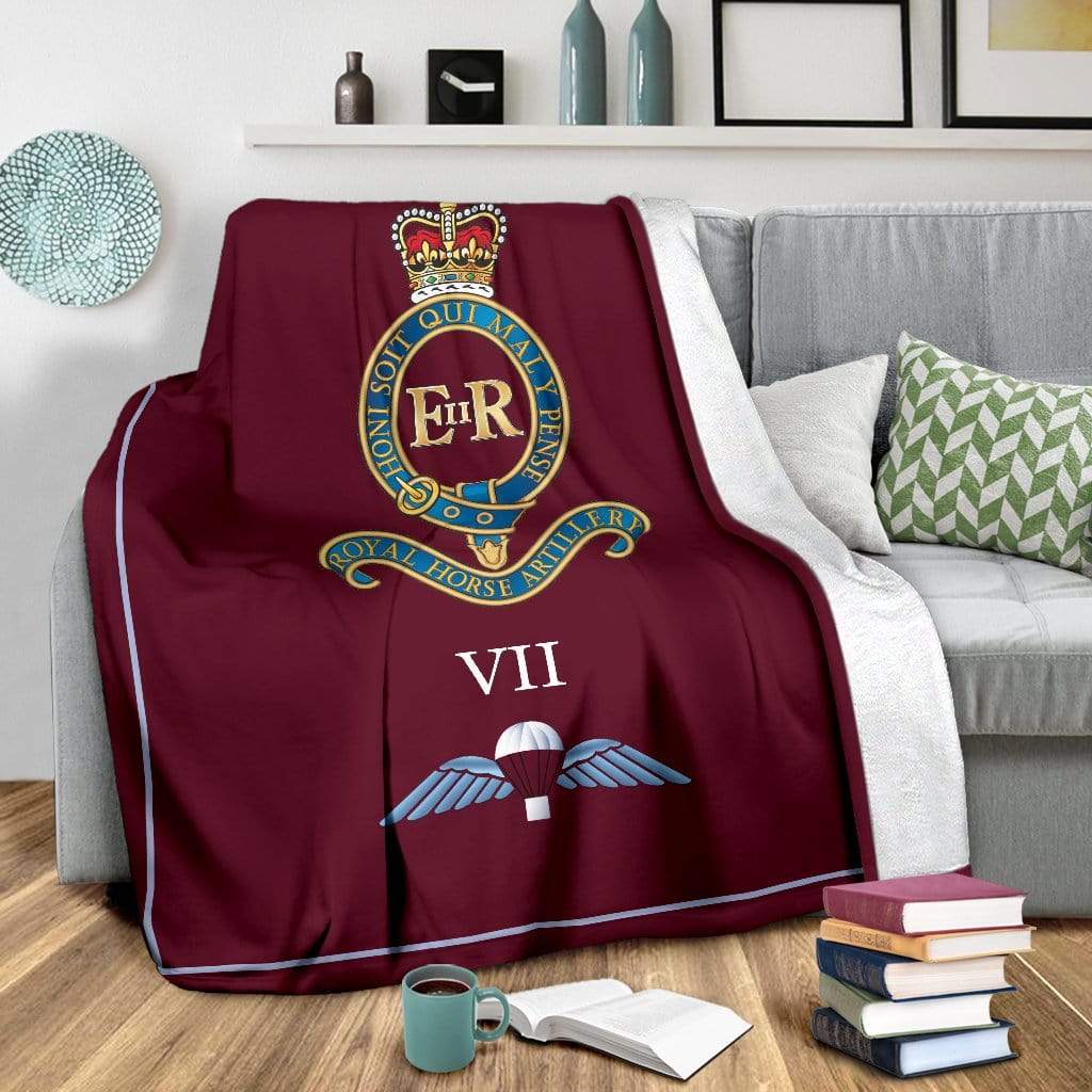 fleece blanket 7 Reg't Royal Horse Artillery Fleece Blanket