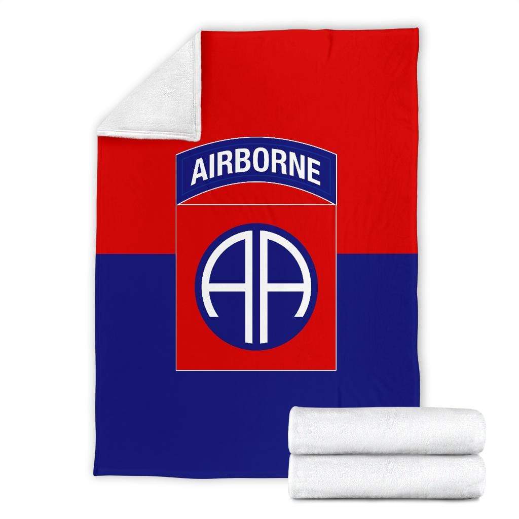 fleece blanket 82nd Airborne Division Fleece Throw Blanket