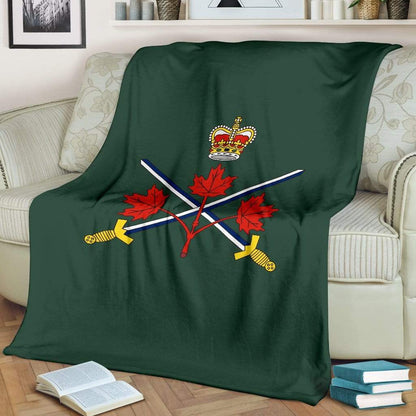 fleece blanket Canadian Army (Modern) Fleece Throw Blanket