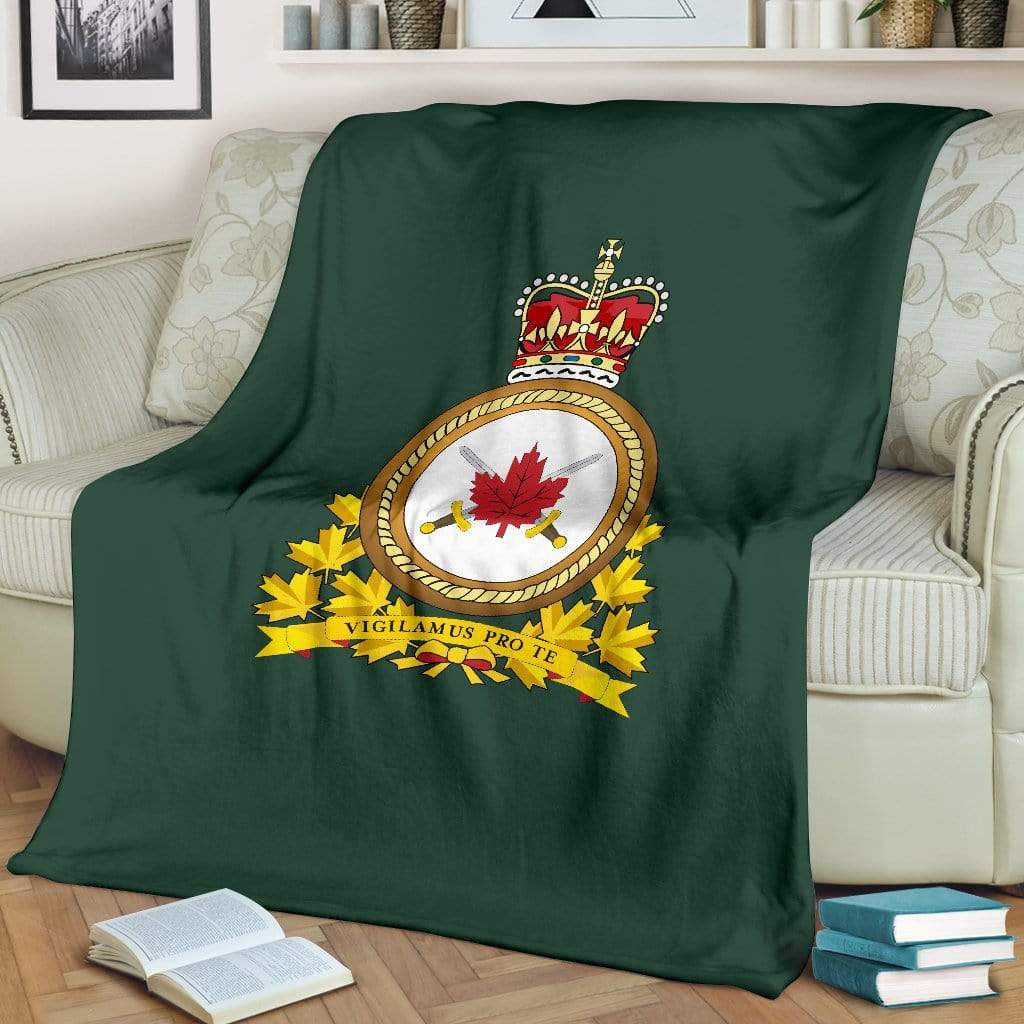 fleece blanket Canadian Army (Traditional) Fleece Throw Blanket