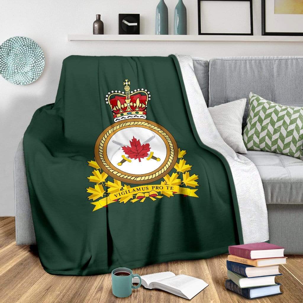 fleece blanket Canadian Army (Traditional) Fleece Throw Blanket