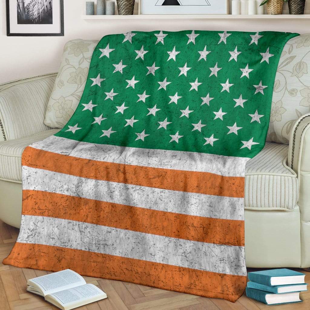 fleece blanket Irish Flag Fleece Blanket