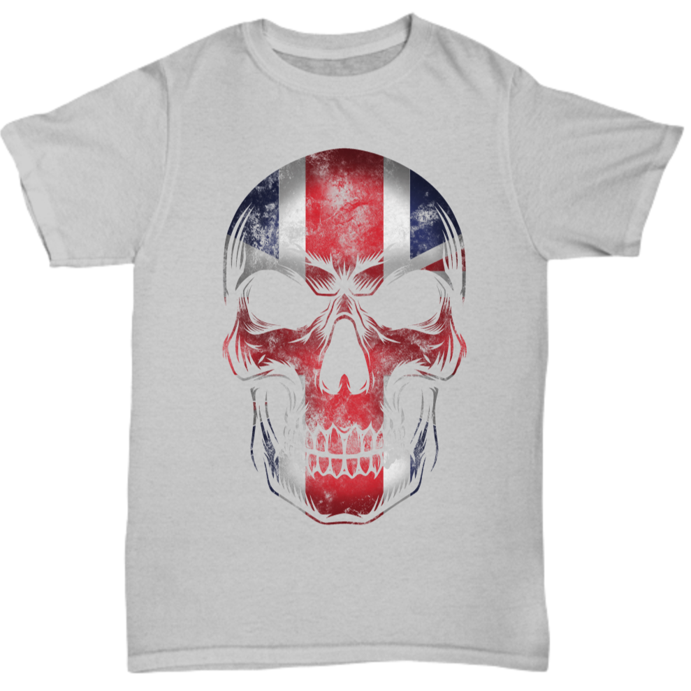 Flag Skull Unisex T Shirt