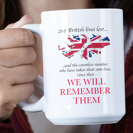 Falklands Remember Them Mug