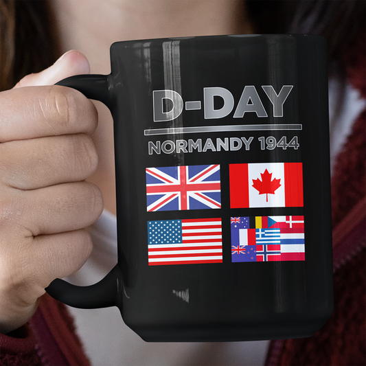 D Day Flags Mug