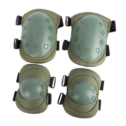 4 Pcs/lot Adult Tactical Combat Protective Pad Set Professional Gear Sports Military Knee Elbow Protector Elbow & Knee Pads New