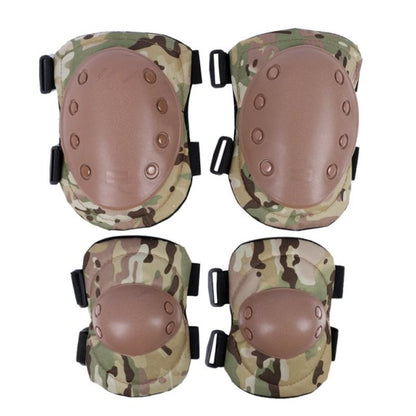 4 Pcs/lot Adult Tactical Combat Protective Pad Set Professional Gear Sports Military Knee Elbow Protector Elbow & Knee Pads New