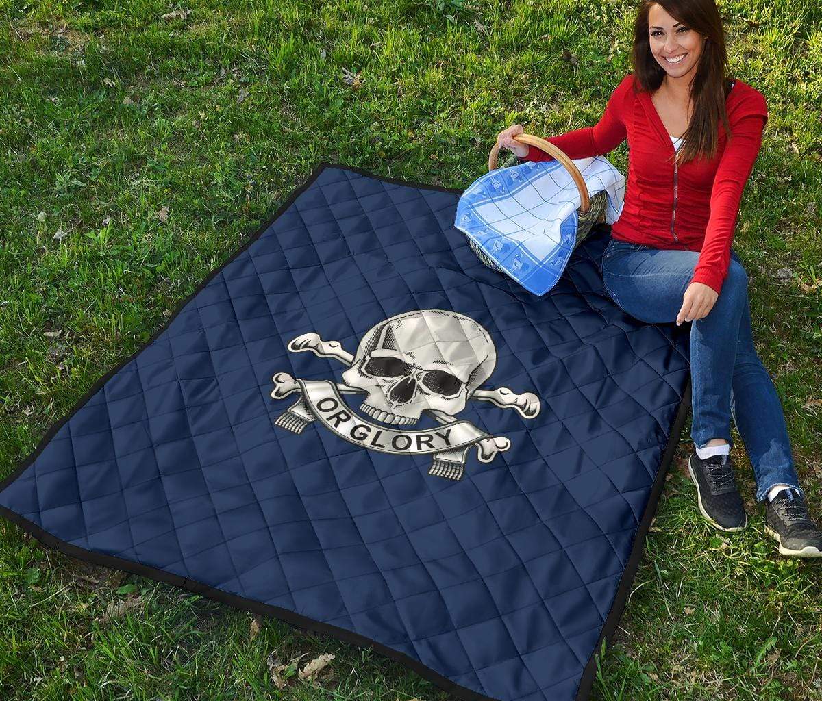 17th/21st Lancers Quilted Blanket