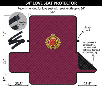 sofa protector 54" Duke of Lancaster's Regiment 2-Seat Sofa Protector