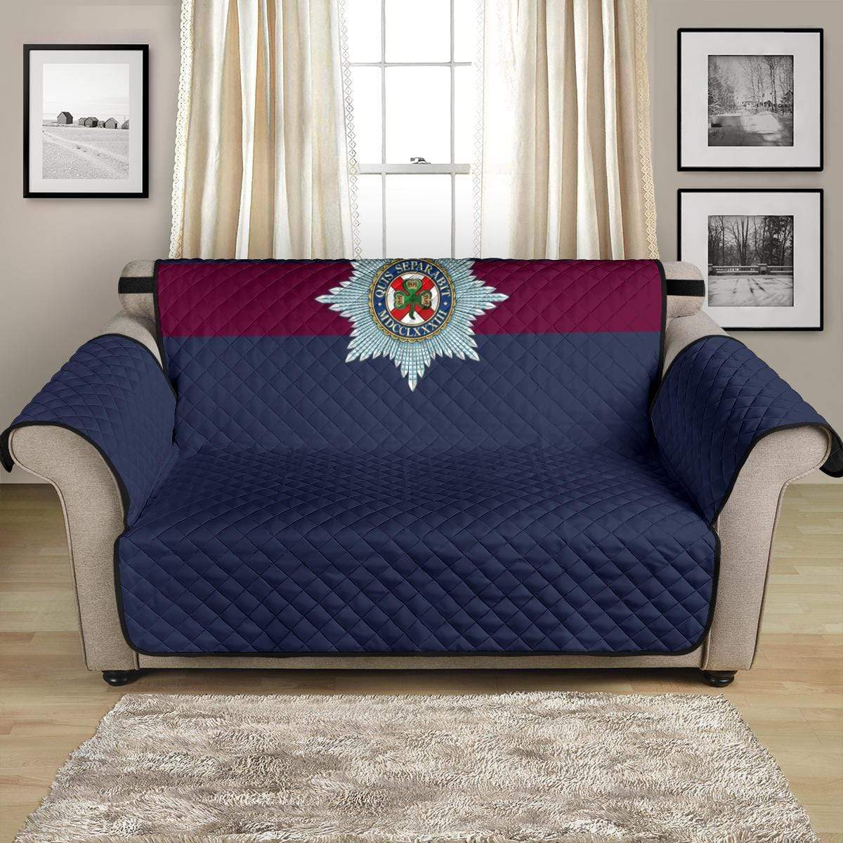 sofa protector 54" Irish Guards 2-Seat Sofa Protector