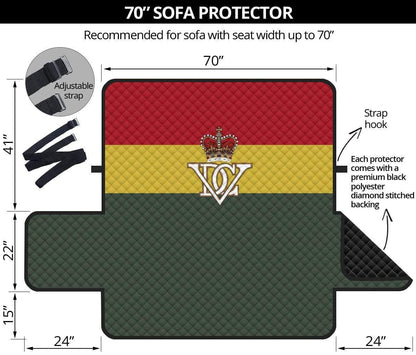sofa protector 70" 5th Royal Inniskilling Dragoon Guards 3-Seat Sofa Protector
