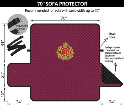 sofa protector 70" Duke of Lancaster's Regiment 3-Seat Sofa Protector